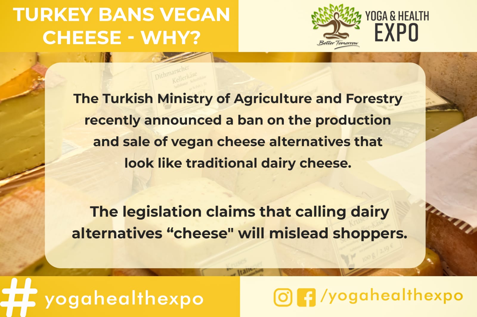 Turkey bans vegan cheese