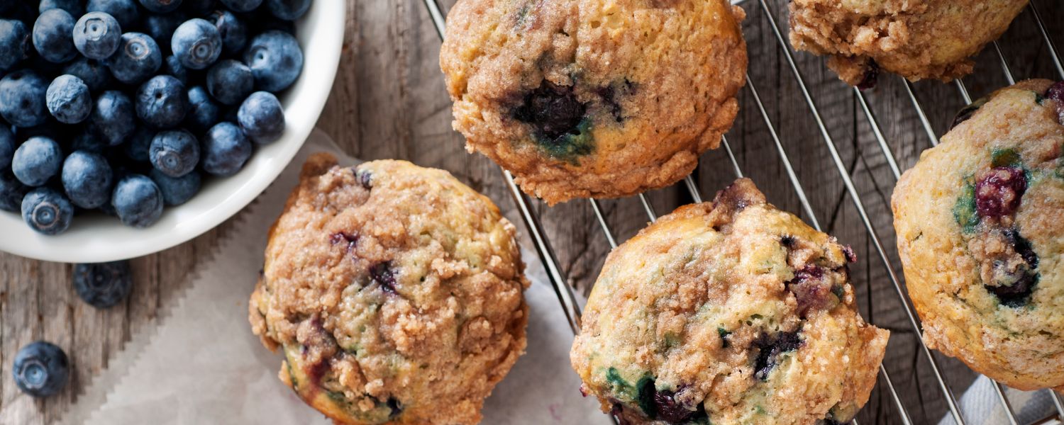 Vegan Blueberry Muffins